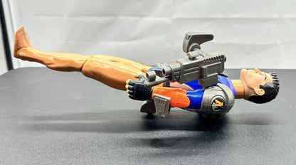 Vintage Action Man Back Rolling 2000 Moveable 30cm Figure In Good Condition 8696