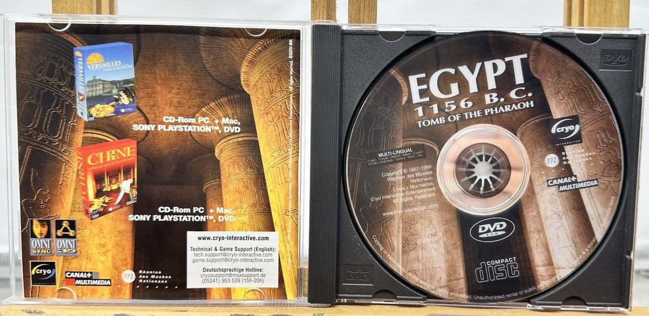 Egypt 1156 B.C.: Tomb of the Pharaoh WIN 98/95 PC Game - In Good Condition 8666