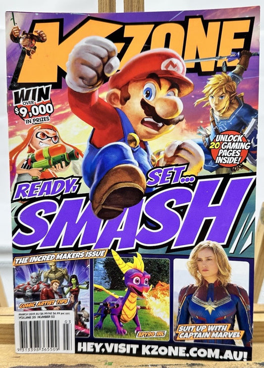 K-Zone Magazine March 2019 Vol 20 No 03 In Good Condition