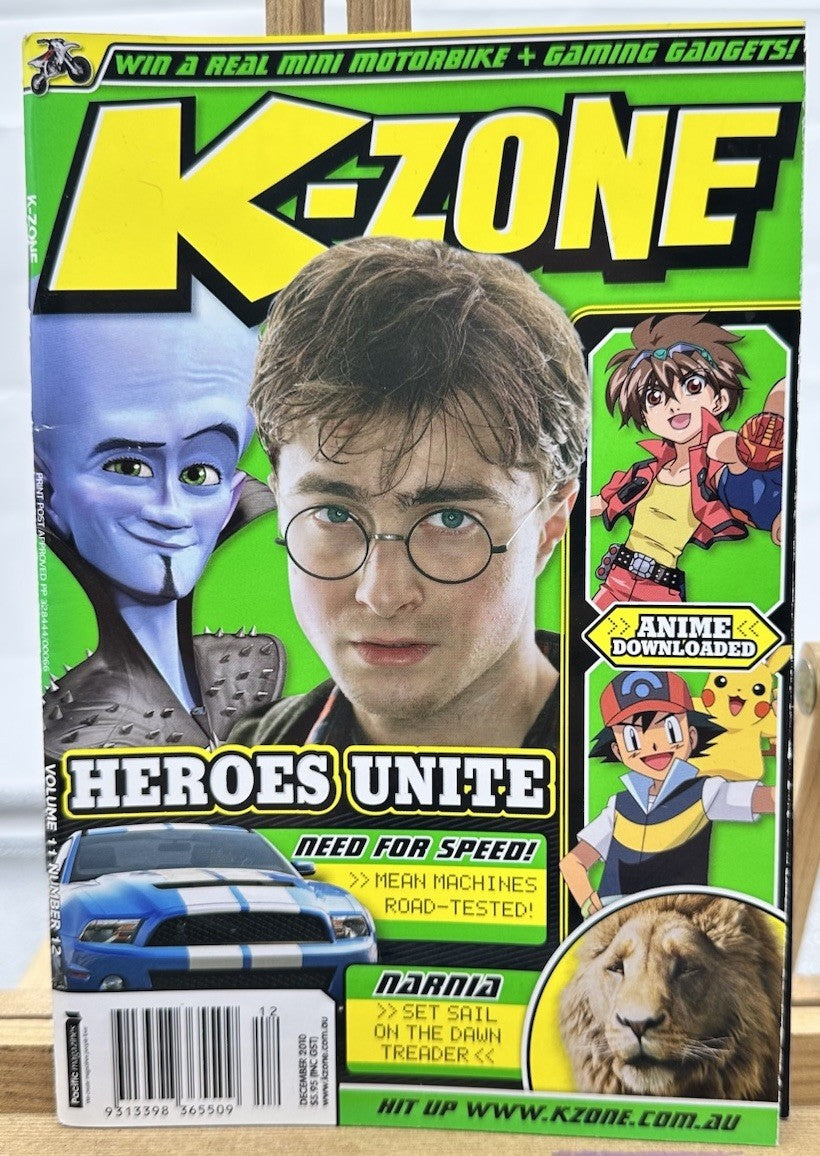 K-Zone Magazine December 2010 In Good Condition
