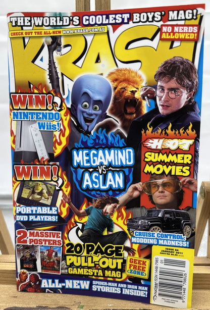 Krash Magazine January 2011 In Good Condition