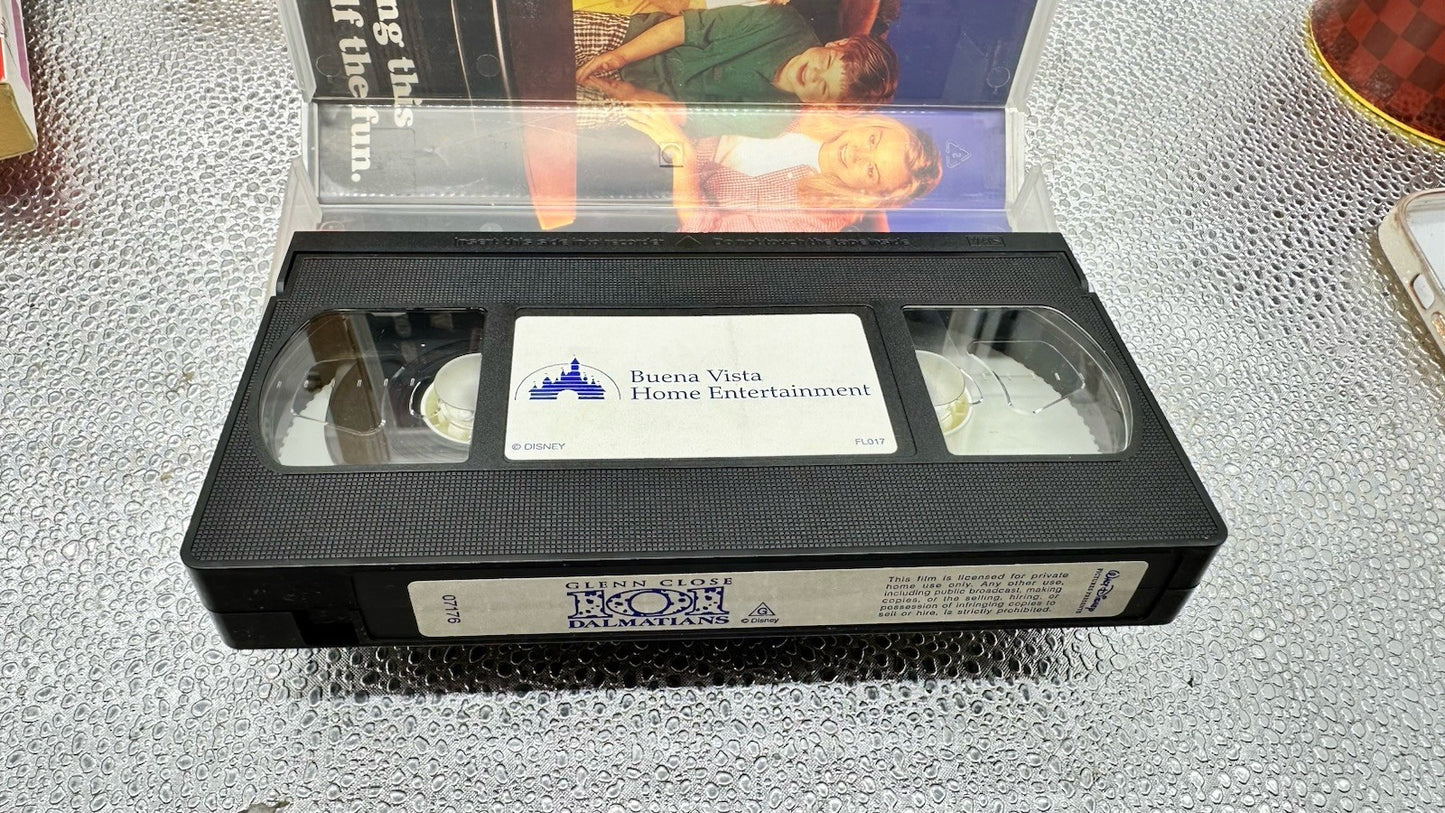 101 Dalmatians Walt Disney ~ VHS In Good Condition - 8719
