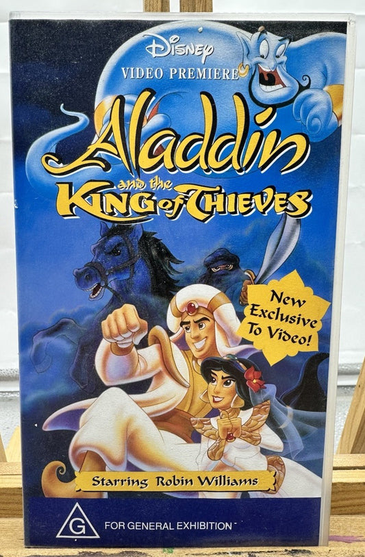 Aladdin And The King Of Thieves - Walt Disney - VHS Video Tape - In GC - 8731