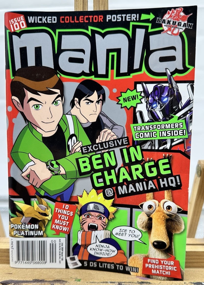 Mania Magazine July 2009 In Good Condition
