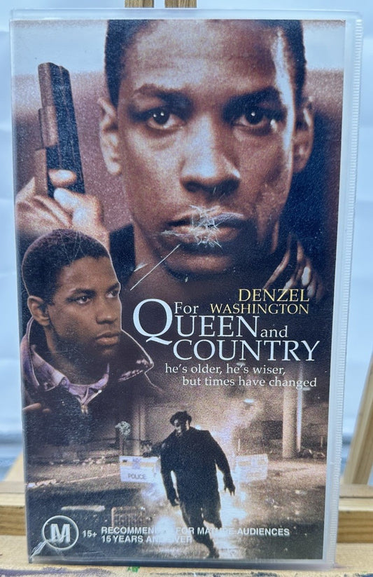 For Queen And Country : Denzel Washington VHS Tape In Good Condition 8916