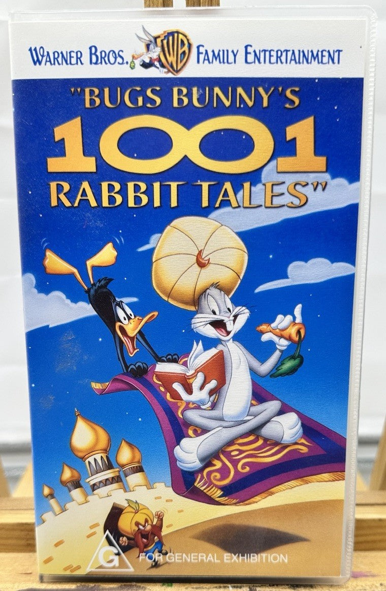 Bugs Bunny's 1001 Rabbit Tales : Warner Bros. VHS Tape In Good Condition 8781