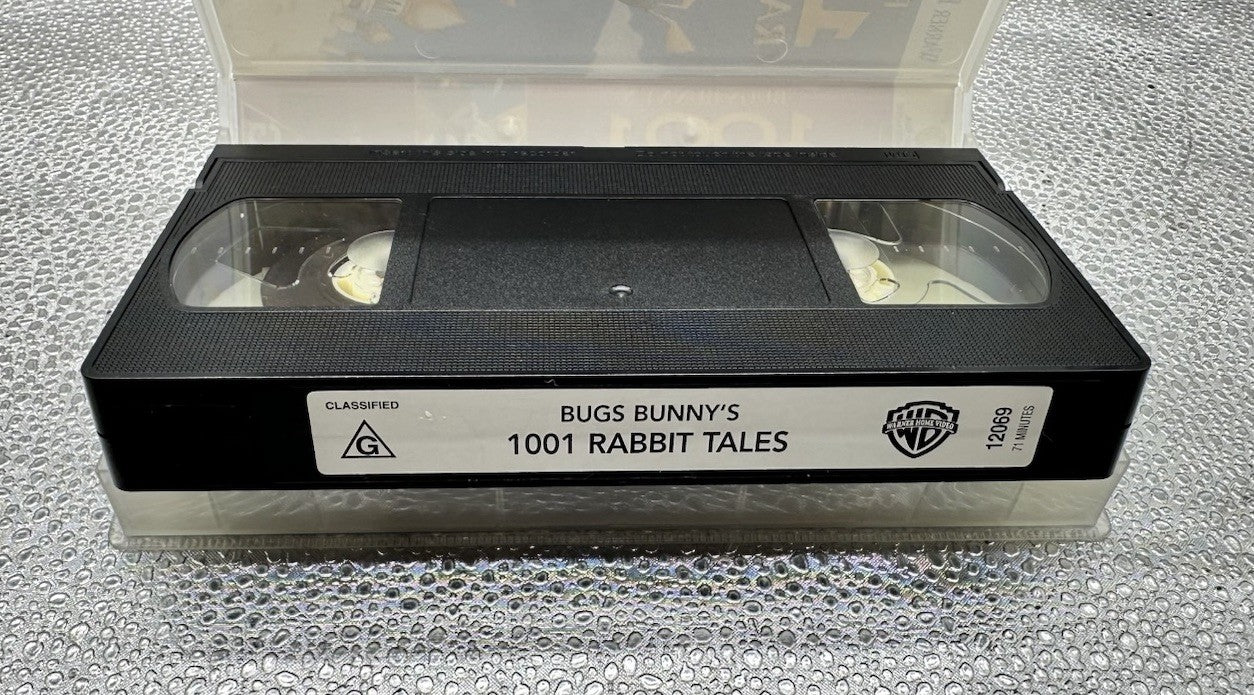 Bugs Bunny's 1001 Rabbit Tales : Warner Bros. VHS Tape In Good Condition 8781