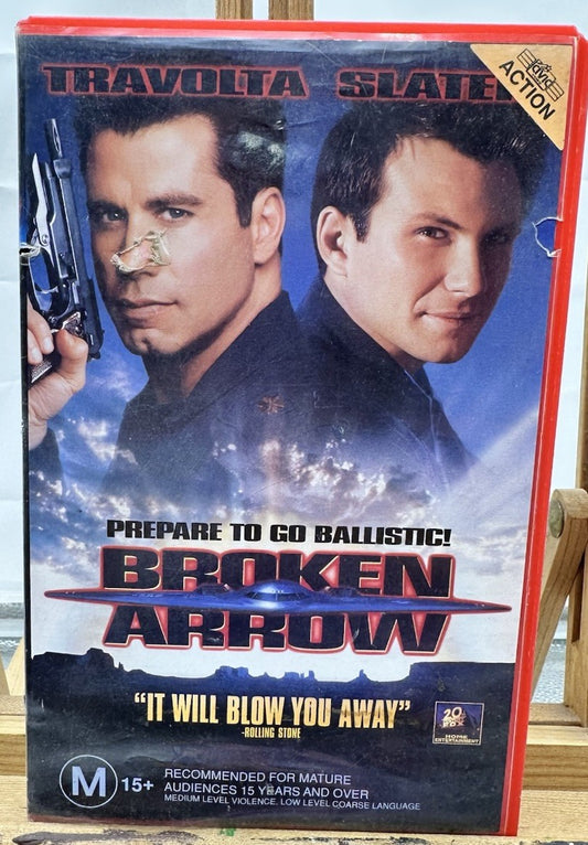 Brocken Arrow VHS Tape, Vintage M15+ EX-Rental 8946