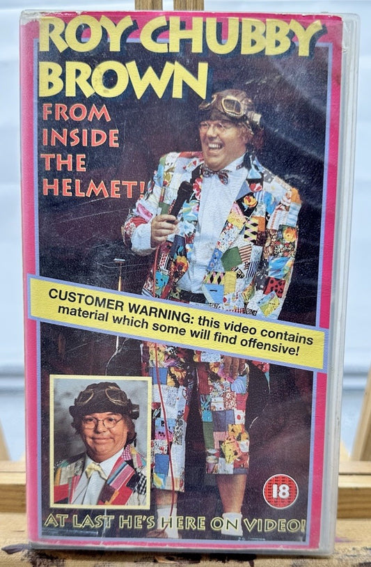 Roy Chubby Brown From Inside The Helmet!  VHS Tape, Vintage 8937