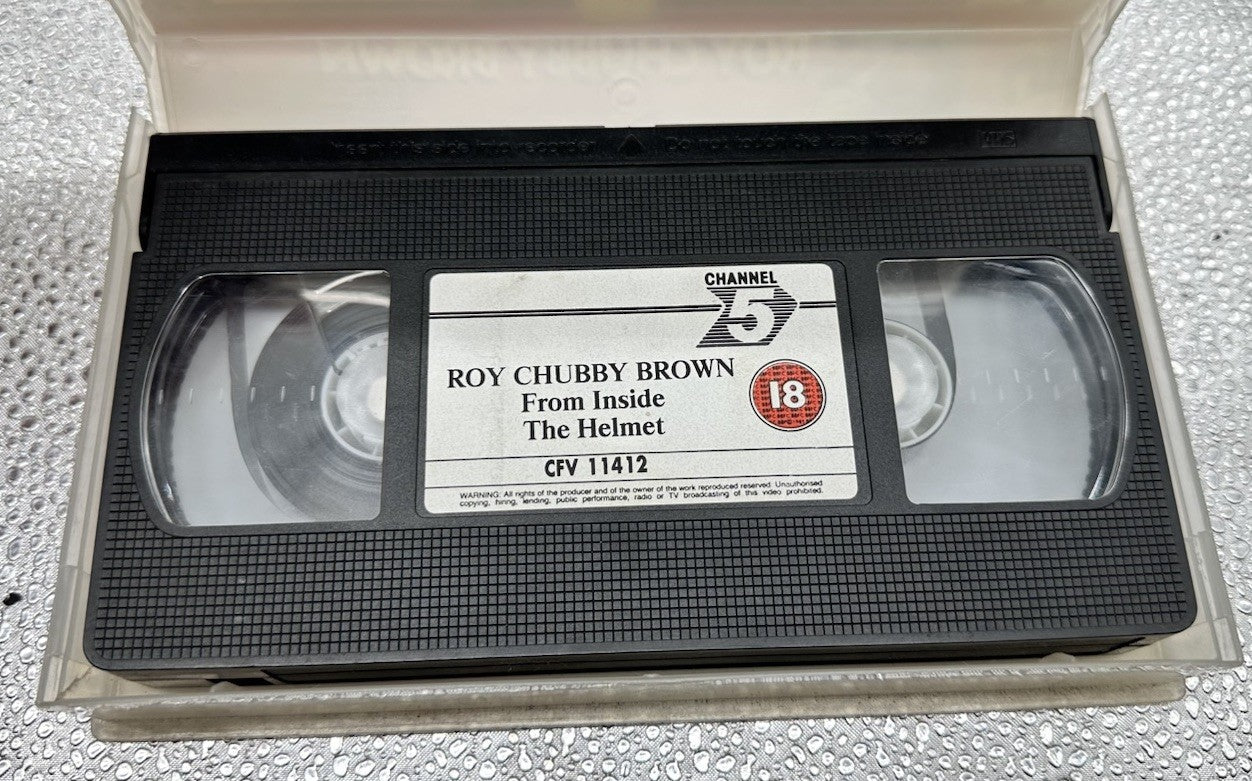 Roy Chubby Brown From Inside The Helmet!  VHS Tape, Vintage 8937