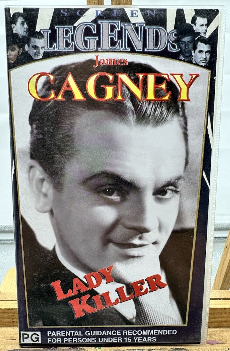 Lady Killer VHS Tape, James Cagney, Vintage 8958