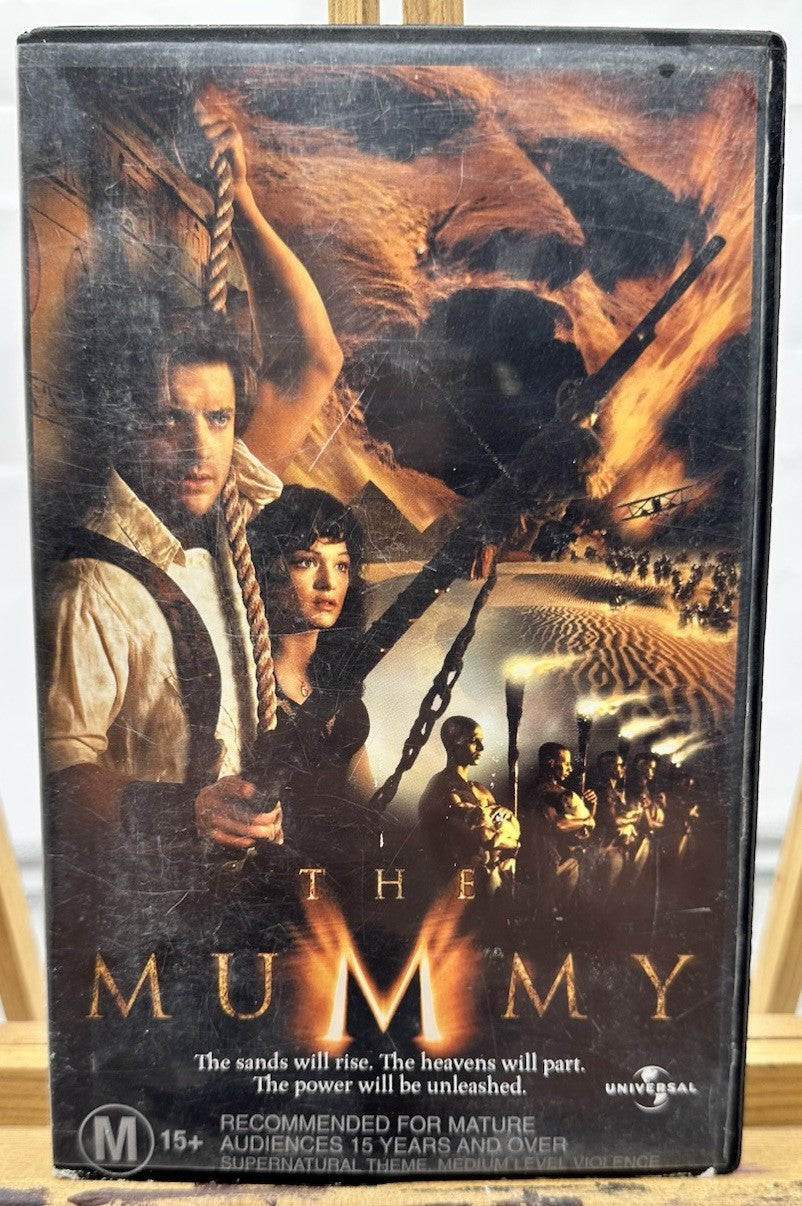 The Mummy VHS Tape, Brenden Fraser, Vintage M15+ 8892