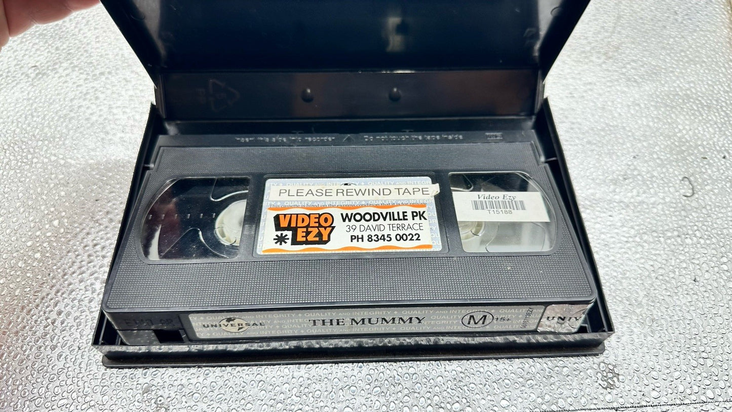 The Mummy VHS Tape, Brenden Fraser, Vintage M15+ 8892