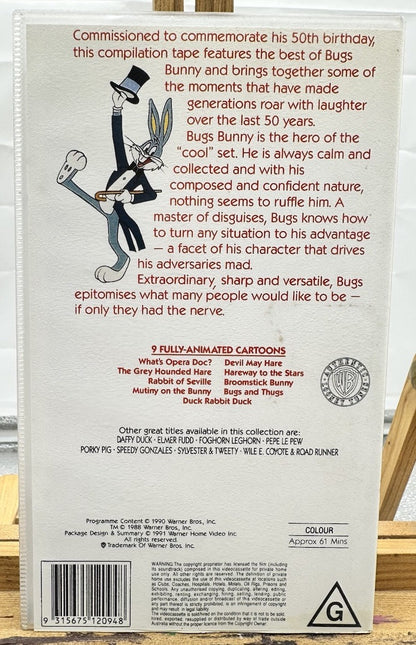 Bugs Bunny : Classic Looney Tunes Cartoons VHS Tape In Good Condition 8785