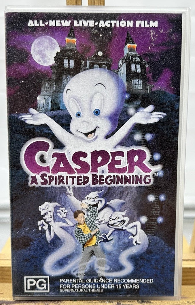 Casper A Spirited Beginning ~ VHS In Good Condition - 8732