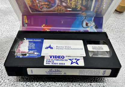Aladdin And The King Of Thieves - Walt Disney - VHS Video Tape - In GC - 8627