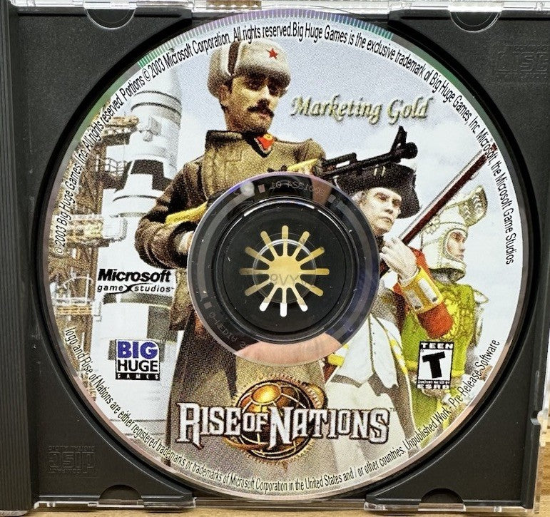 Rise Of Nations Marketing Gold  PC Game - In Good Condition 8626