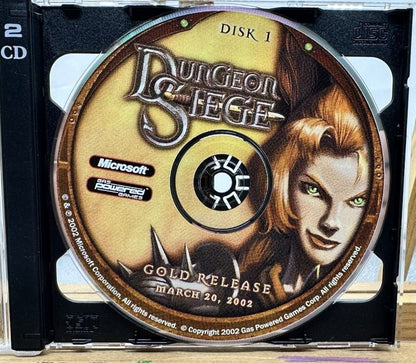 Dungeon Siege Gold Release March 20, 2002 PC Game - In Good Condition 8623