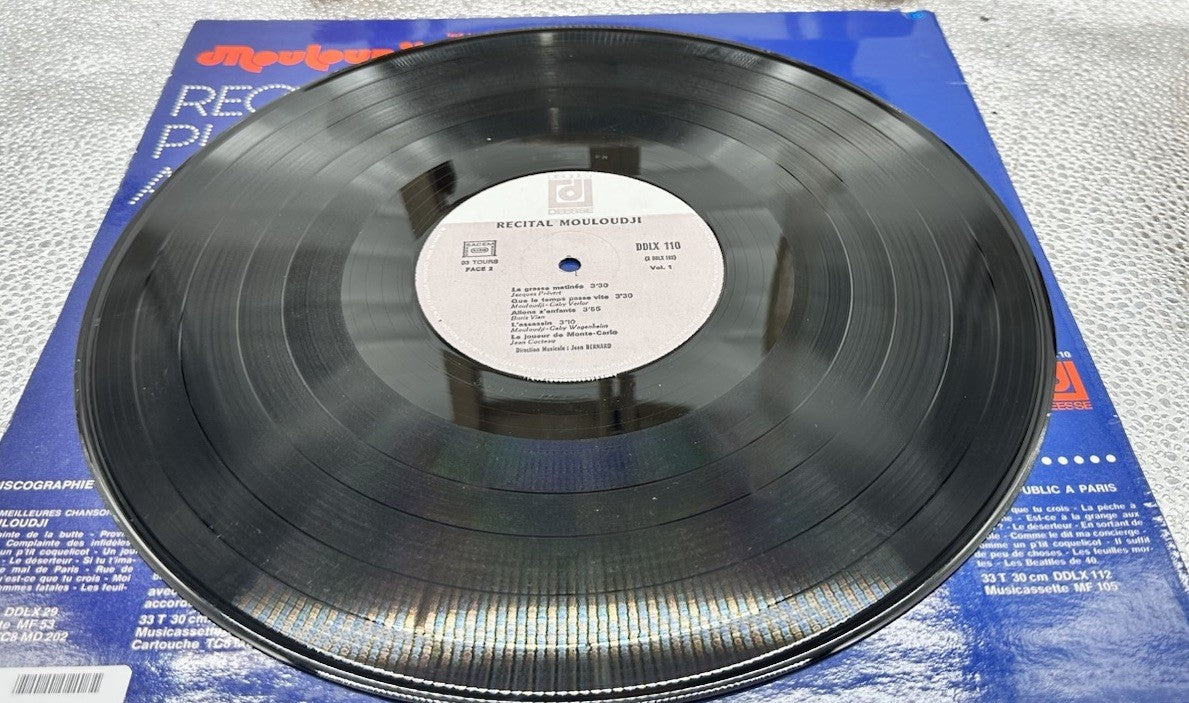 Mouloudji - Recital Public A Paris Volume 1 Record In Good Condition 6626