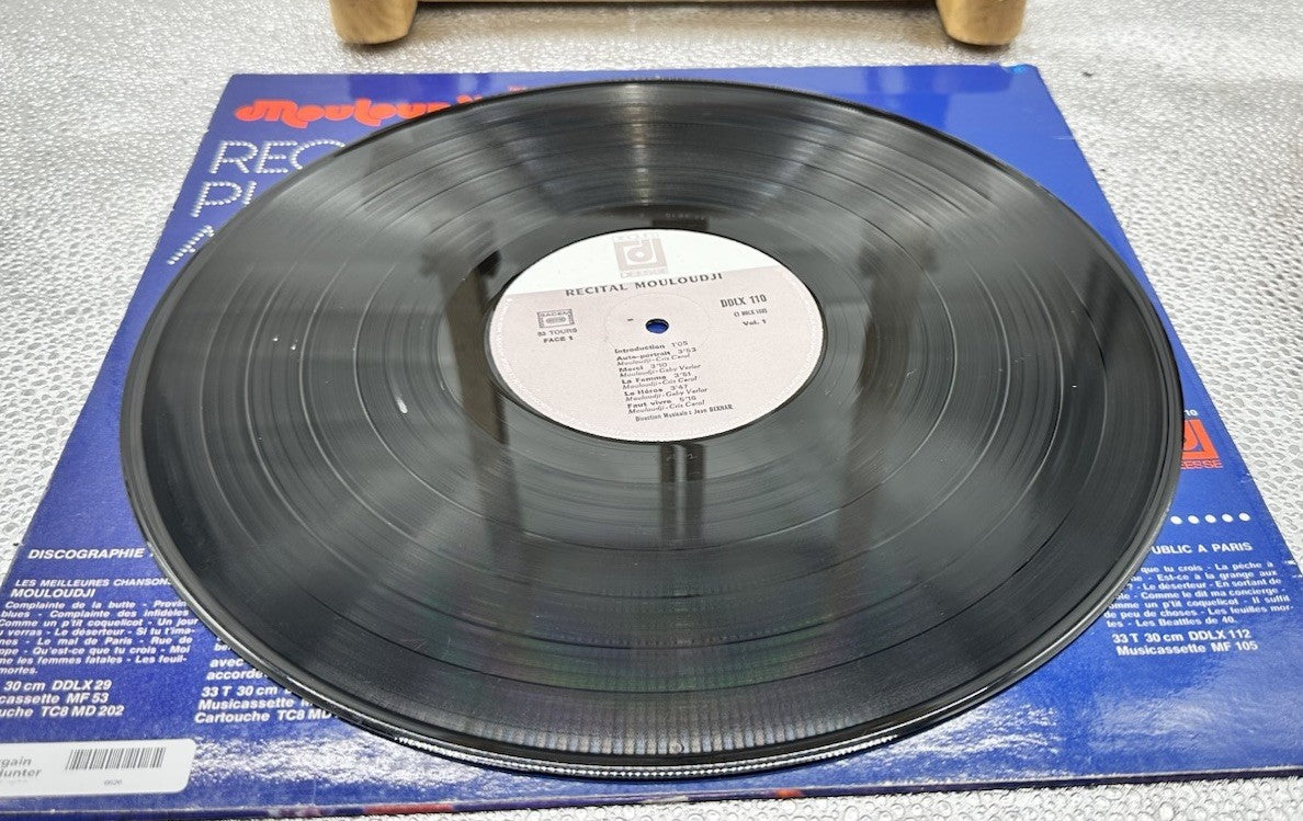 Mouloudji - Recital Public A Paris Volume 1 Record In Good Condition 6626