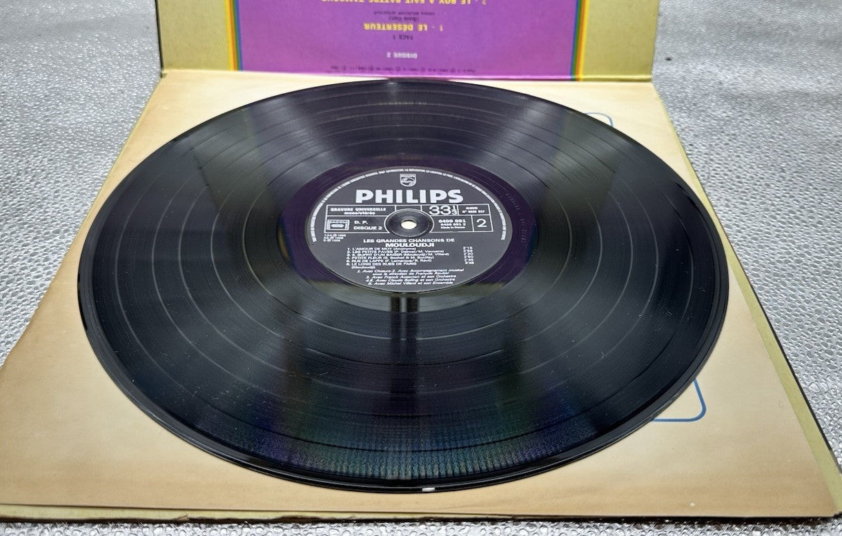 Les Grandes Chansons De Mouloudji Record In Good Condition 6624