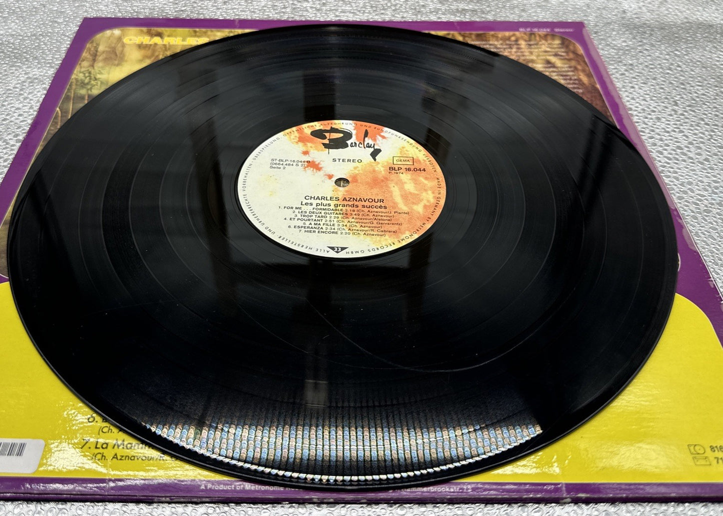 Charles Aznavour - Les Plus Grands Succe's Record In Good Condition 6630