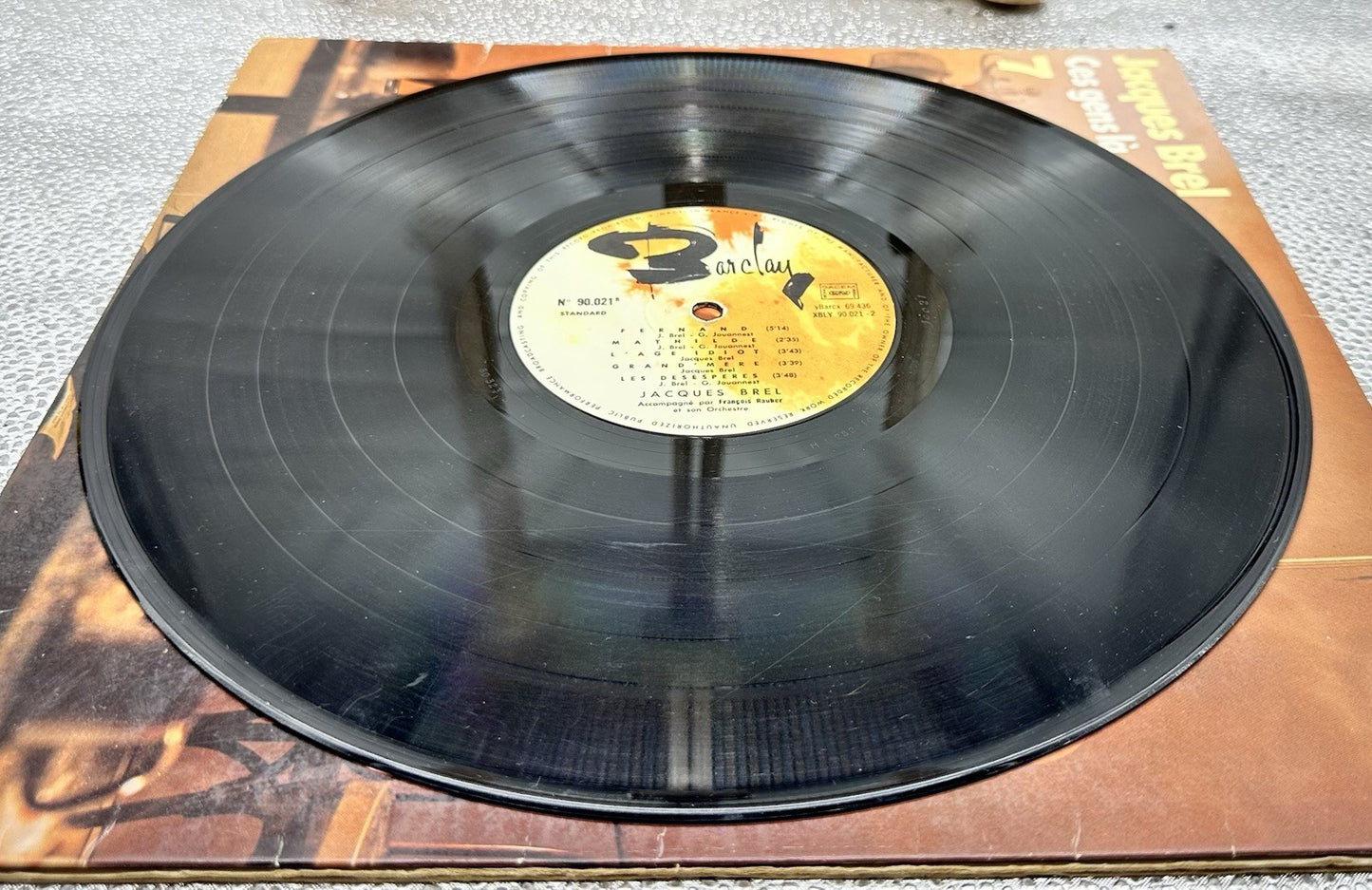 Jacques Brel – 7 - Ces Gens Là Record In Good Conditio 6655