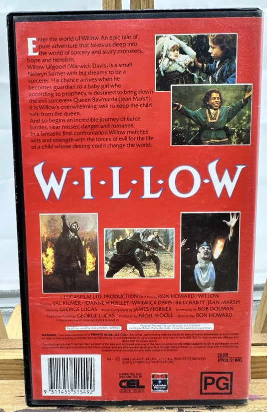 Willow VHS Tape In Good Condition 8917
