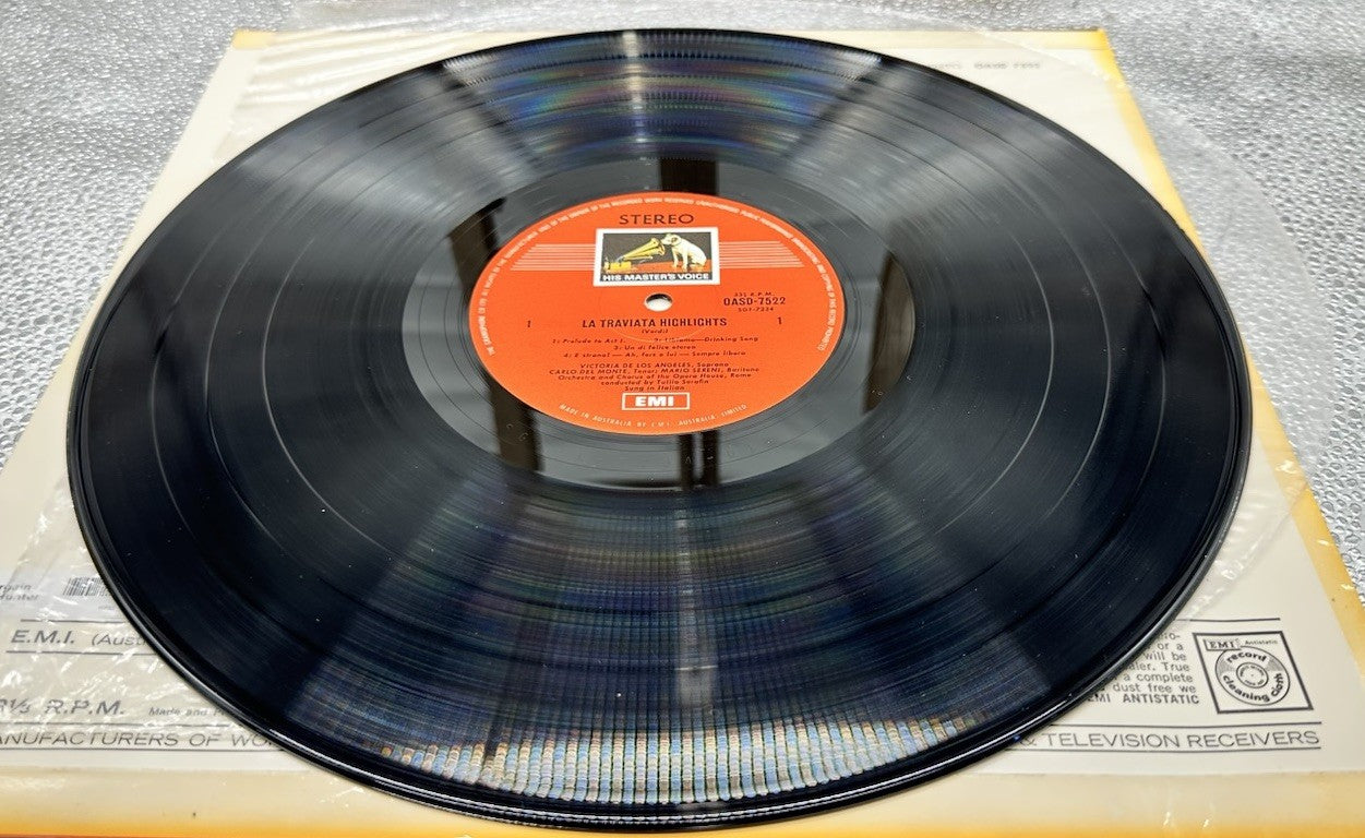 Highlights Verdi La Traviata Record In Good Condition 6733