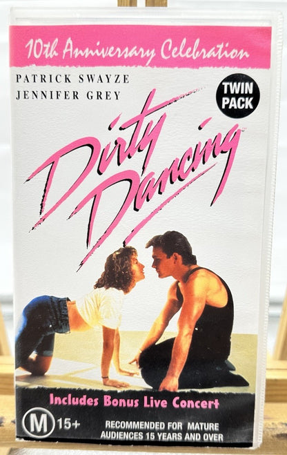 2x Dirty Dancing VHS Bundle Lot Romance Twin Pack 10th Anniversary Edition 8918