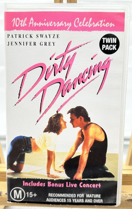 2x Dirty Dancing VHS Bundle Lot Romance Twin Pack 10th Anniversary Edition 8918