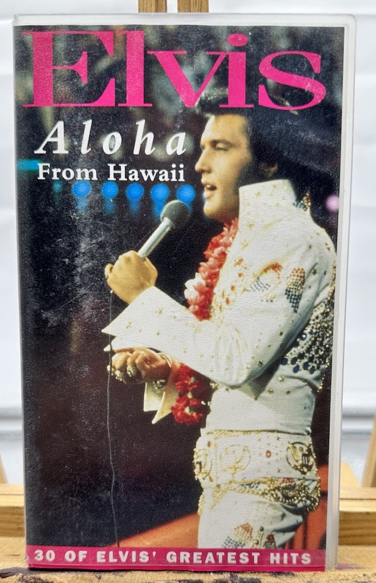 Elvis Aloha From Hawaii VHS Tape In Good Condition 8943