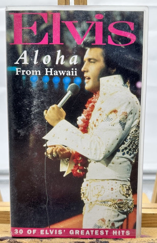 Elvis Aloha From Hawaii VHS Tape In Good Condition 8943