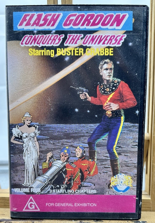 Flash Gordon : Conquers The Universe VHS Tape In Good Condition 8877