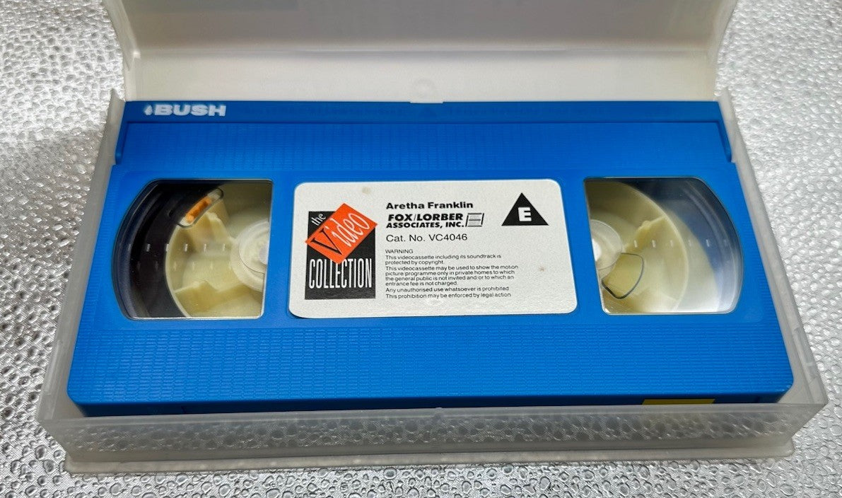Aretha Franklin The Queen Of Soul VHS Tape In Good Condition 8920