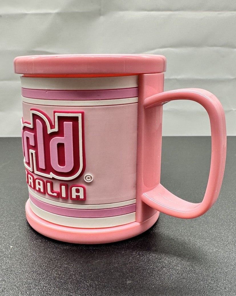 Dreamworld Gold Coast Souvenir Plastic Mug Cup Pink Colour In Good Condition8845