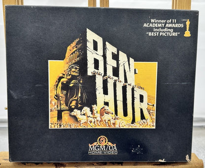 Ben-Hur Betamax Tapes MGM Rated G Charles Heston In Good Condition 8796