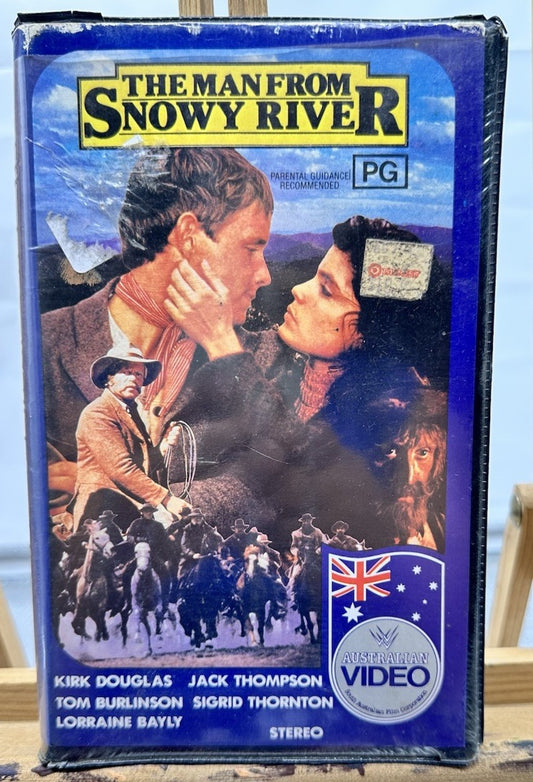 The Man From Snowy River VHS Tape In OK Condition Damaged Case 8885