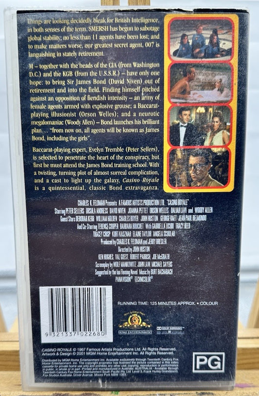 Casino Royale VHS Tape In Good Condition 8965