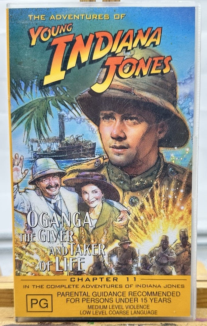 The Adventures Of Young Indiana Jones VHS Tape In Good Condition 8949