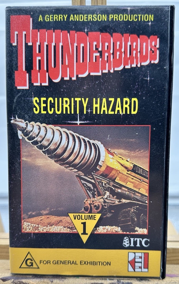 Thunderbirds Security Hazard Volume 1 VHS Tape In Good Condition 8912