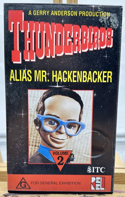 Thunderbirds Alias Mr. Hackenbacker Volume 2 VHS Tape In Good Condition 8907
