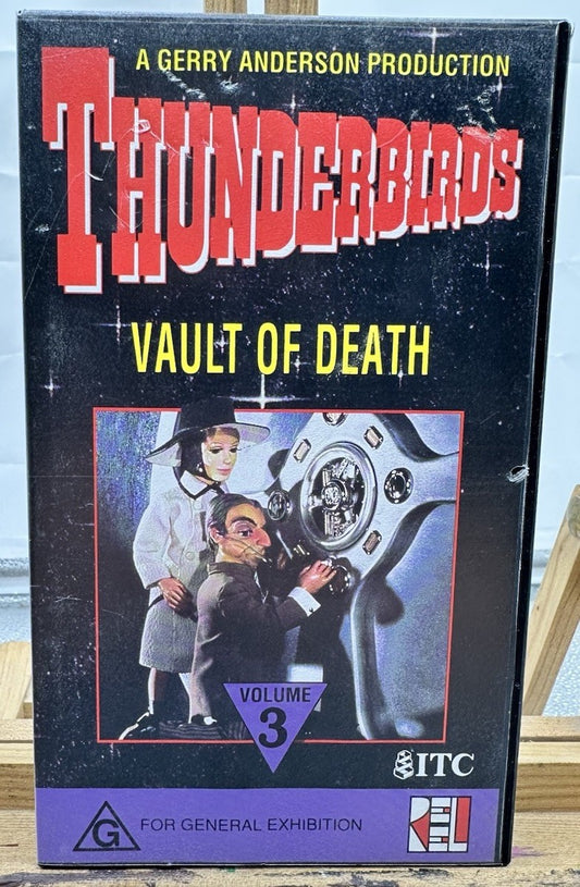 Thunderbirds Vault Of Death Volume 3 VHS Tape In Good Condition 8908