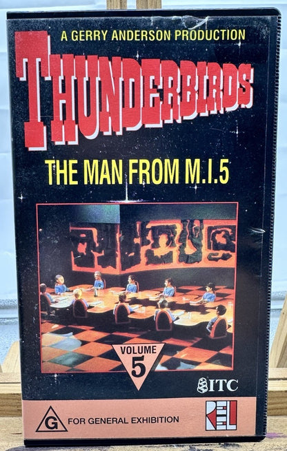 Thunderbirds The Man From M.I.5 Volume 5 VHS Tape In Good Condition 8910