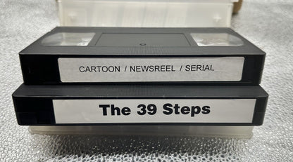The 39 Steps Double Tape VHS Tape Damaged Case In Good Condition 8921