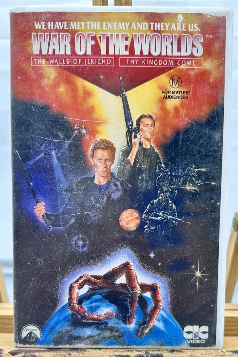 War Of The Worlds : The Walls Of Jericho / Thy Kingdom Come VHS Tape In GC 8964