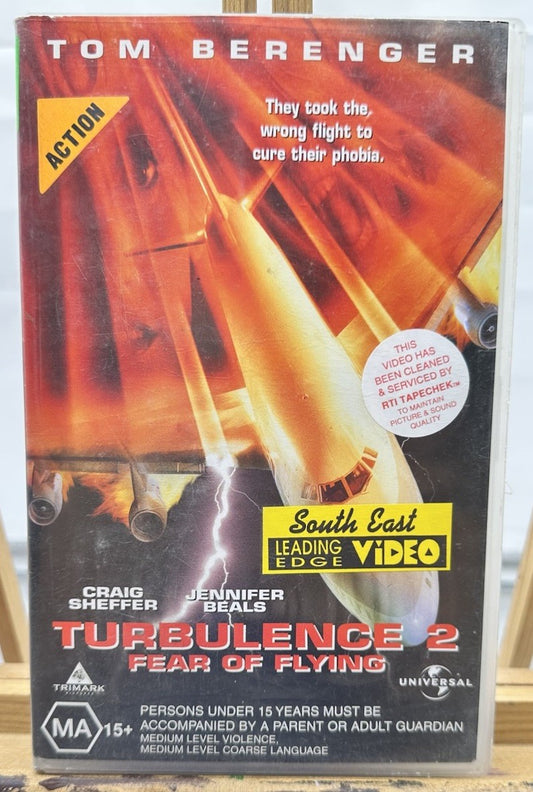 Turbulence 2 Fear Of Flying EX-Rental VHS Tape In OK Condition 8895