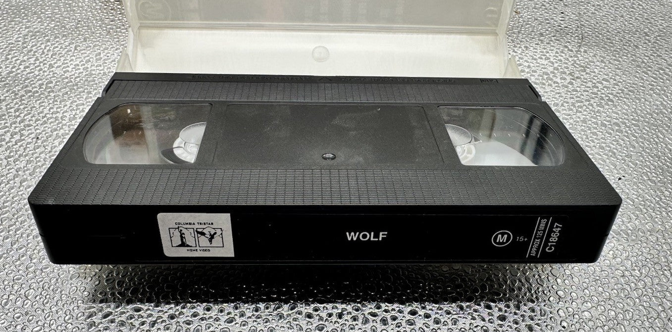 Wolf Movie Jack Nicholson Michelle Pfeiffer VHS Tape In Good Condition 8925