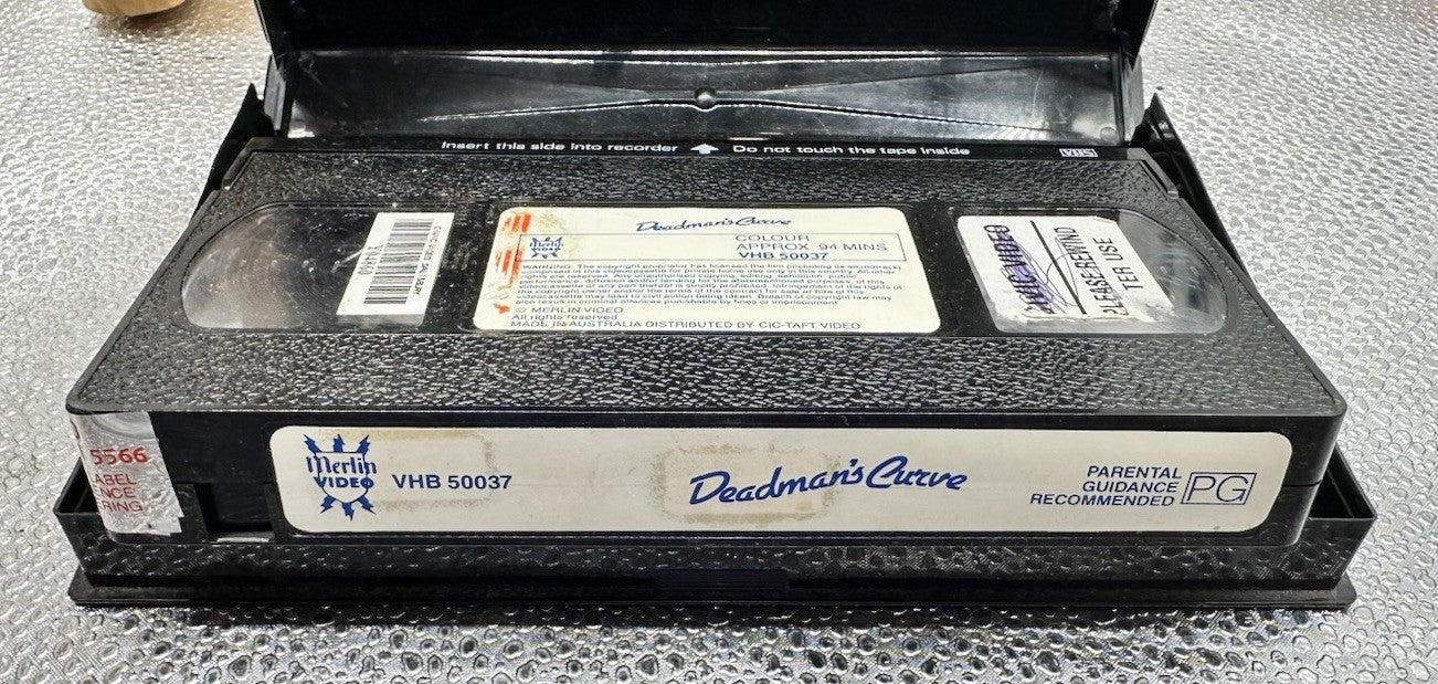 Deadman's Curve A Rock & Roll Tragedy EX-Rental VHS Tape In OK Condition 8961