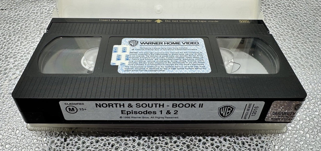 North and South Book II Episodes 1, 2, 3, 4, 5 & 6 VHS Tapes In Good Cond 8974